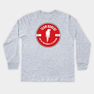 Team Robert - live as frivolously as possible - red Kids Long Sleeve T-Shirt